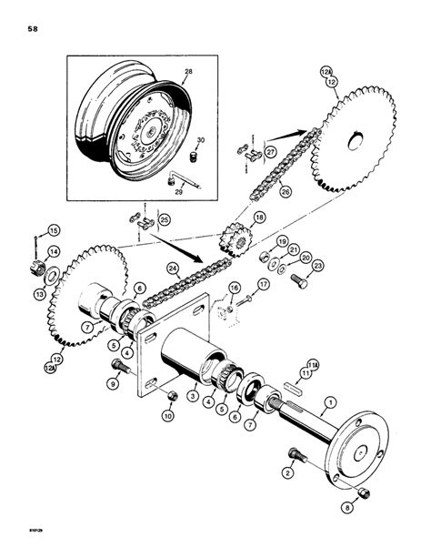 case skid steer 9 drive assembly|Case IH 1816B .